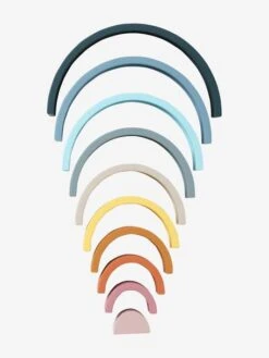 Premier âge Boutieque -Premier âge Boutieque arc en ciel a empiler en silicone 1