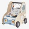 Chariot De Marche Avec Freins EN VOITURE SIMON En Bois FSC® Multicolore - Vertbaudet -Premier âge Boutieque chariot de marche avec freins en voiture simon en bois fsc