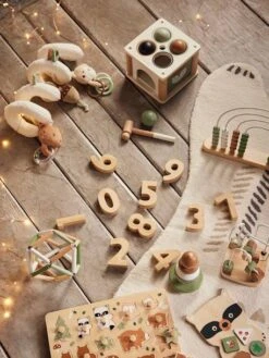 Coffret 3 Jeux D'éveil GREEN FOREST En Bois FSC® Multicolore - Vertbaudet -Premier âge Boutieque coffret 3 jeux deveil green forest en bois fsc 4