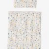 Couette + Oreiller Poupon En Gaze De Coton Blanc Fleuri - Vertbaudet -Premier âge Boutieque couette oreiller poupon en gaze de coton