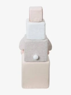 Cubes En Tissu GRENIER Beige - Vertbaudet 12 Cubes En Tissu GRENIER Beige - Vertbaudet -Premier âge Boutieque cubes en tissu grenier 4