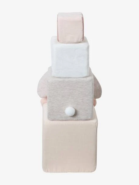 Cubes En Tissu GRENIER Beige - Vertbaudet 7 Cubes En Tissu GRENIER Beige - Vertbaudet – Image 5