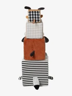 Cubes En Tissu MES PETITS JOUETS Multicolore - Vertbaudet -Premier âge Boutieque cubes en tissu mes petits jouets 5
