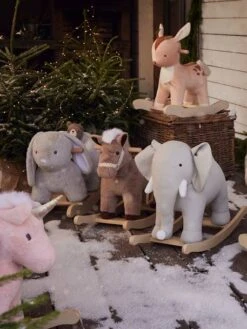 Faon à Bascule En Bois FSC® Multicolore - Vertbaudet -Premier âge Boutieque faon a bascule en bois fsc 2