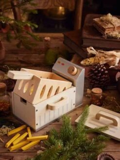 Friteuse En Bois FSC® Beige - Vertbaudet