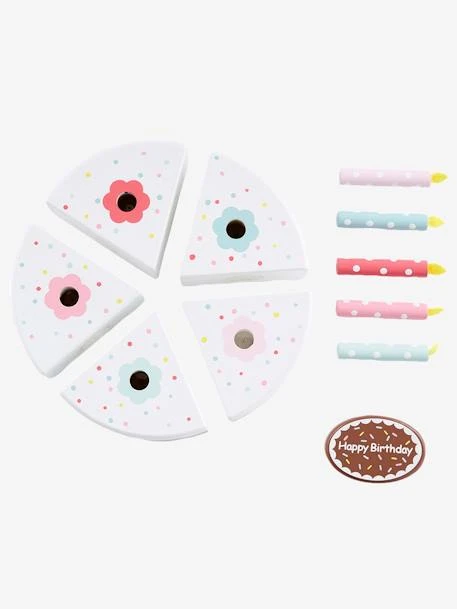 Gâteau D'anniversaire En Bois FSC® Multicolore - Vertbaudet 4 Gâteau D'anniversaire En Bois FSC® Multicolore - Vertbaudet – Image 2