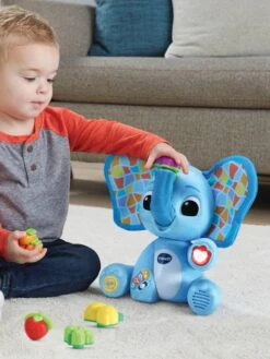 Gontran, Mon éléphant Gourmand - VTECH Bleu - Toutes Les Marques -Premier âge Boutieque gontran mon elephant gourmand vtech 2