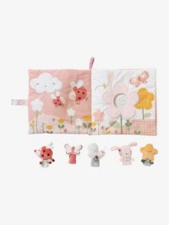 Grand Livre D'éveil Et Marionnettes à Doigts En Velours PAYS ROSE Multicolore - Vertbaudet 10 Grand Livre D'éveil Et Marionnettes à Doigts En Velours PAYS ROSE Multicolore - Vertbaudet -Premier âge Boutieque grand livre deveil et marionnettes a doigts en velours pays rose 2