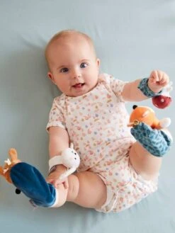 Hochets Mains Et Pieds Forêt Enchantée Multicolore - Vertbaudet -Premier âge Boutieque hochets mains et pieds foret enchantee 2