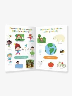 Imagier Ma Nature à Découvrir Et à Toucher AUZOU Blanc - Auzou -Premier âge Boutieque imagier ma nature a decouvrir et a toucher auzou 2