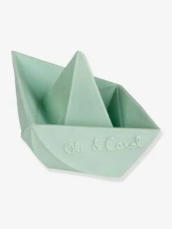 Jouet De Bain Bateau Origami - OLI & CAROL Menthe - Oli Et Carol -Premier âge Boutieque jouet de bain bateau origami oli carol 1