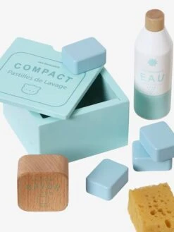 Kit Produits Ménagers En Bois FSC® Blanc - Vertbaudet -Premier âge Boutieque kit produits menagers en bois fsc 3