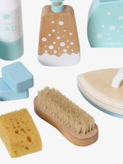 Kit Produits Ménagers En Bois FSC® Blanc - Vertbaudet -Premier âge Boutieque kit produits menagers en bois fsc 4