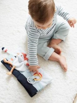 Livre D'éveil Accordéon LEON SUR LE PONTON Multicolore - Vertbaudet -Premier âge Boutieque livre deveil accordeon leon sur le ponton 5