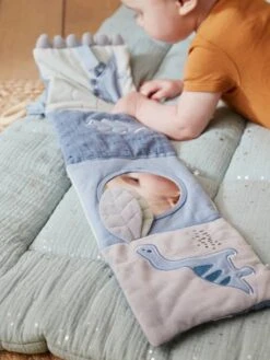 Livre D'éveil Accordéon PETIT DINO Multicolore - Vertbaudet -Premier âge Boutieque livre deveil accordeon petit dino 2