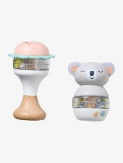 Lot De 2 Hochets En Bois FSC® Vert - Vertbaudet -Premier âge Boutieque lot de 2 hochets en bois fsc 2