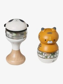 Lot De 2 Hochets En Bois FSC® Vert - Vertbaudet -Premier âge Boutieque lot de 2 hochets en bois fsc 3