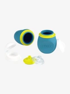 Lot De Gourdes Pour Compotes BEABA Babysqueez' 2 En 1 + Squeez'portion Blue - Beaba -Premier âge Boutieque lot de gourdes pour compotes beaba babysqueez 2 en 1 squeezportion 5