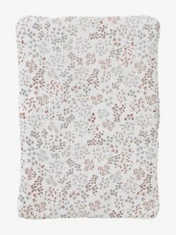 Matelas à Langer Poupon En Gaze De Coton Flora Multicolore - Vertbaudet -Premier âge Boutieque matelas a langer poupon en gaze de coton flora 3