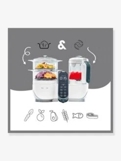 Pack Robot BABYMOOV Nutribaby+/3 Babybols Blanc - Babymoov -Premier âge Boutieque pack robot babymoov nutribaby3 babybols 3