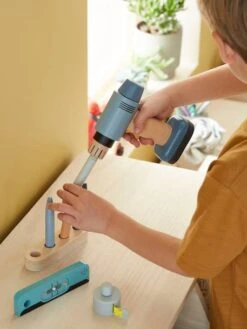 Perceuse Visseuse Et Ses Accessoires En Bois FSC® Gris - Vertbaudet -Premier âge Boutieque perceuse visseuse et ses accessoires en bois fsc 3