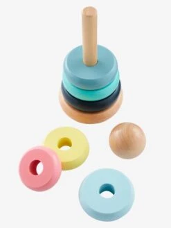 Pyramide D'éveil En Bois FSC® Multicolore - Vertbaudet -Premier âge Boutieque pyramide deveil en bois fsc 1