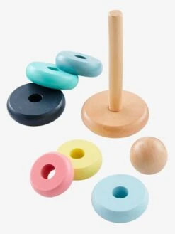 Pyramide D'éveil En Bois FSC® Multicolore - Vertbaudet -Premier âge Boutieque pyramide deveil en bois fsc 2