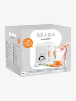Robot 4 En 1 BEABA Babycook Solo Blanc/vert - Beaba -Premier âge Boutieque robot 4 en 1 beaba babycook solo 3
