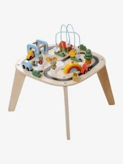 Table D'activités Circuit De Voitures En Bois FSC® Beige - Vertbaudet -Premier âge Boutieque table dactivites circuit de voitures en bois fsc 2