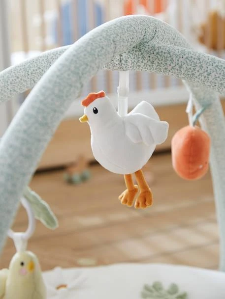 Tapis D'éveil Avec Arches En Coton Nid D'abeille LOVELY FARM Lovely Farm - Multicolore - Vertbaudet 4 Tapis D'éveil Avec Arches En Coton Nid D'abeille LOVELY FARM Lovely Farm - Multicolore - Vertbaudet – Image 2