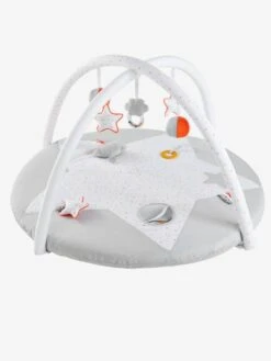 Tapis D'éveil Pluie D'étoiles Blanc Imprimé - Vertbaudet -Premier âge Boutieque tapis deveil pluie detoiles 1