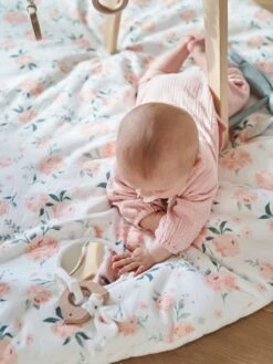 Tapis D'éveil Réversible Eau De Rose - Vertbaudet -Premier âge Boutieque tapis deveil reversible 1