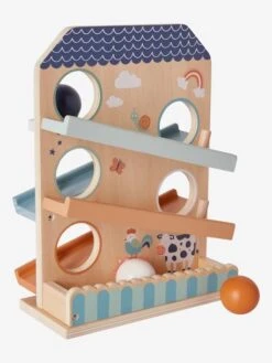 Toboggan à Balles En Bois FSC® Multicolore - Vertbaudet -Premier âge Boutieque toboggan a balles en bois fsc 2