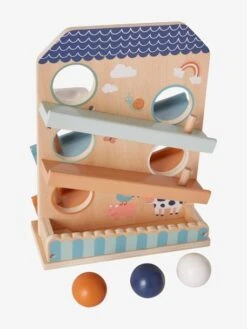 Toboggan à Balles En Bois FSC® Multicolore - Vertbaudet -Premier âge Boutieque toboggan a balles en bois fsc 4