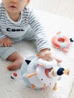 Tour à Empiler En Tissu LEON SUR LE PONTON Multicolore - Vertbaudet 12 Tour à Empiler En Tissu LEON SUR LE PONTON Multicolore - Vertbaudet -Premier âge Boutieque tour a empiler en tissu leon sur le ponton 4