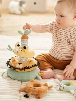 Tour à Empiler En Tissu TANZANIE Multicolore - Vertbaudet