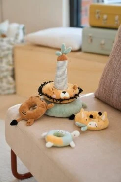 Tour à Empiler En Tissu TANZANIE Multicolore - Vertbaudet -Premier âge Boutieque tour a empiler en tissu tanzanie 4