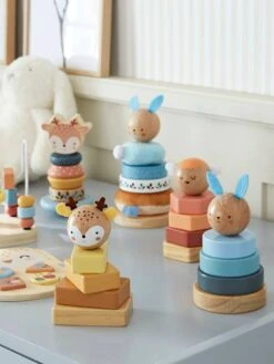 Trio De Tours à Empiler En Bois FSC® Bois - Vertbaudet -Premier âge Boutieque trio de tours a empiler en bois fsc 4